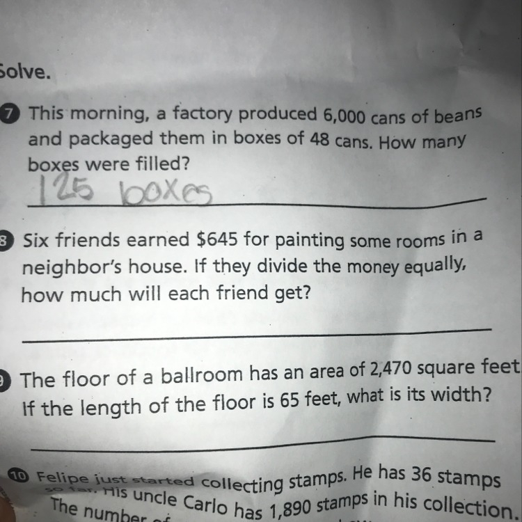 Six friends earned $645 for painting some rooms in a neighbors house. If they divide-example-1