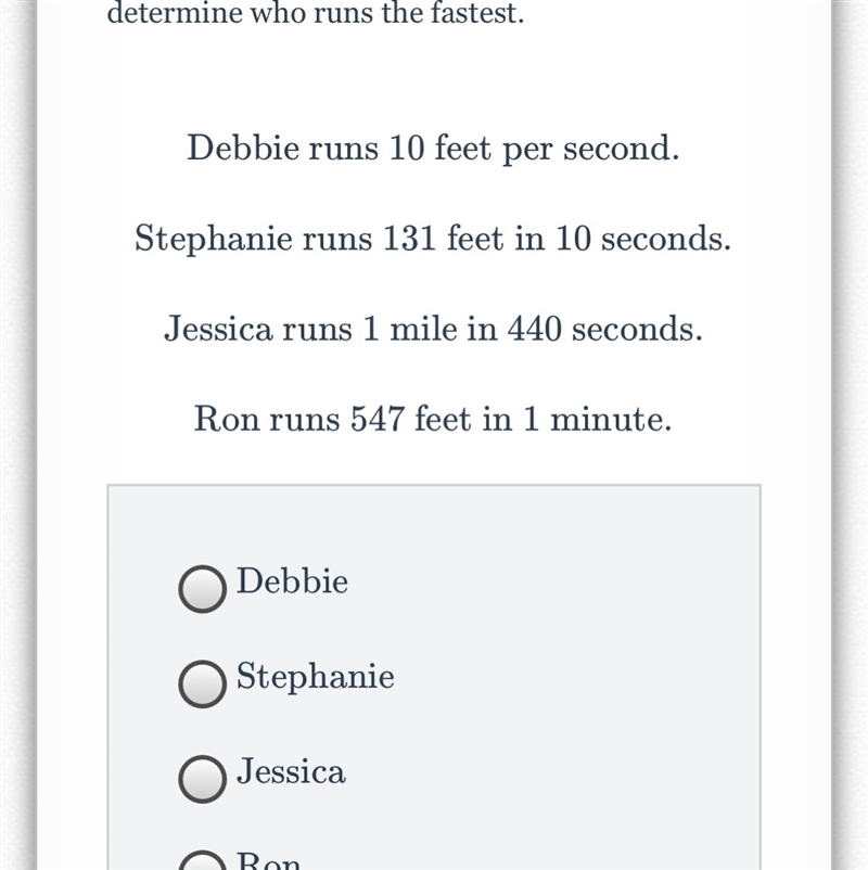 Who runs faster ? HELP-example-1