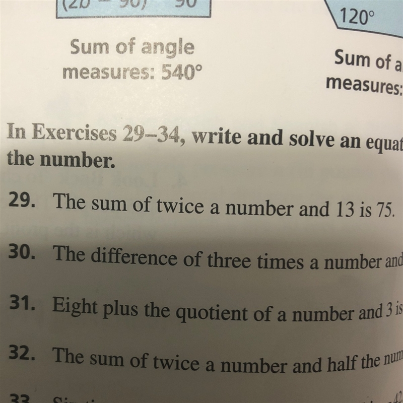 The sum of twice a number and 13 is 75-example-1