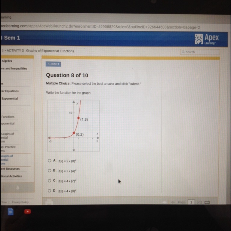 Please help! What is the function for the graph-example-1