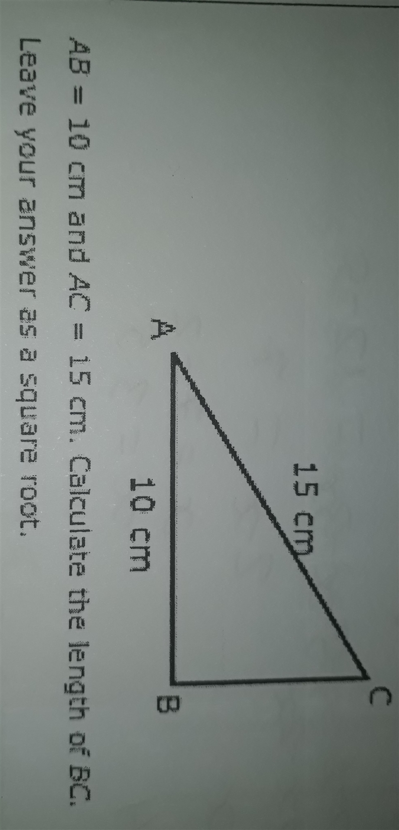 What does 'leave as square root mean'?-example-1