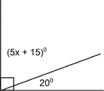 Based on the figure below, what is the value of x? (5 points) Select one: a. 1 b. 9 c-example-1