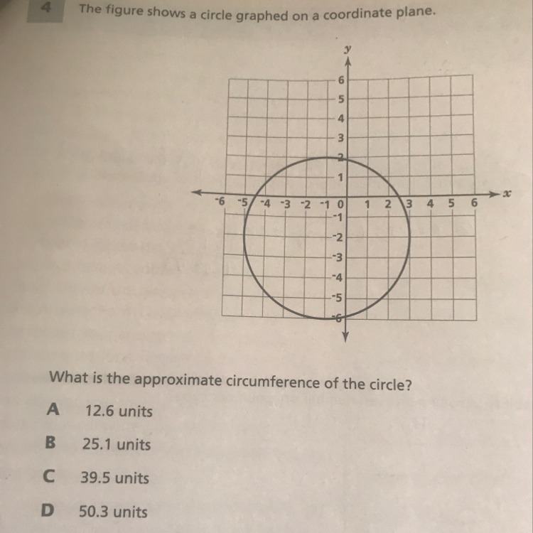 Circumference help what is the approximately circumference of the circle-example-1