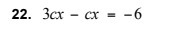 "Find x" I managed to get -6/2c, I just want to double check if that is-example-1