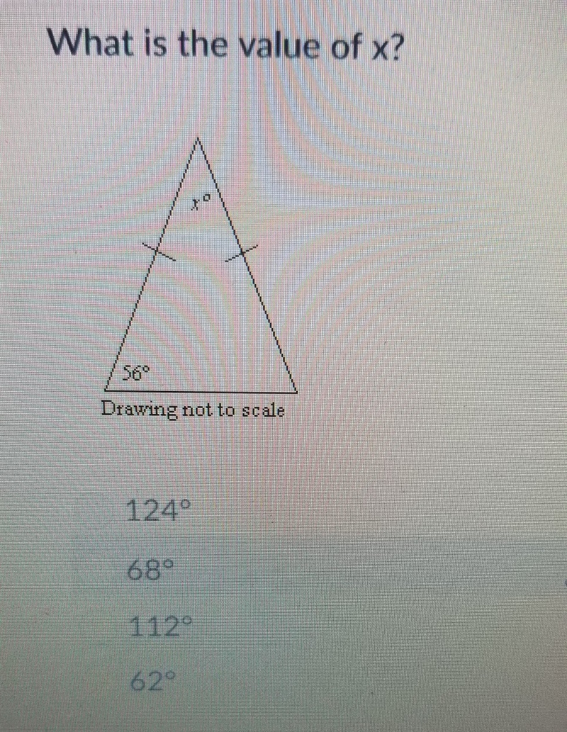 HELP 10PTS!! what is the value of x?-example-1