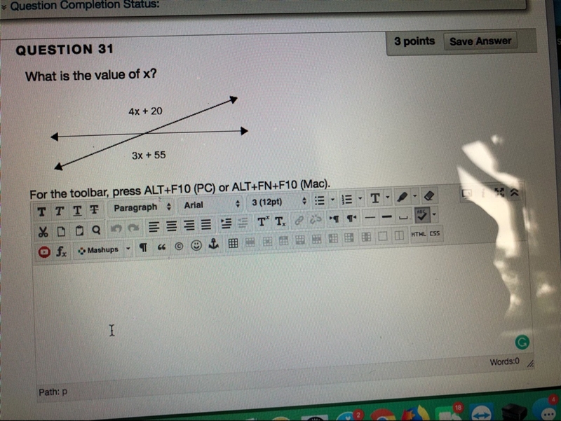 What is the value of x 15 points-example-1