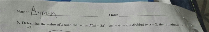 Remainder Theorem question (Screenshot included)-example-1