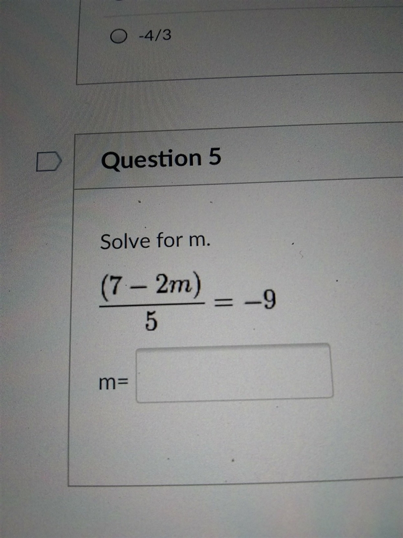 How do i solve for m?-example-1