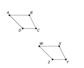 Please help! 20 points! Quadrilateral WXYZ is the result of a translation of quadrilateral-example-1