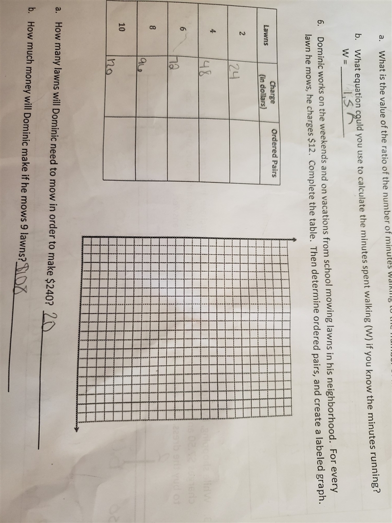 How do i determine ordered pairs from a word problem?-example-1