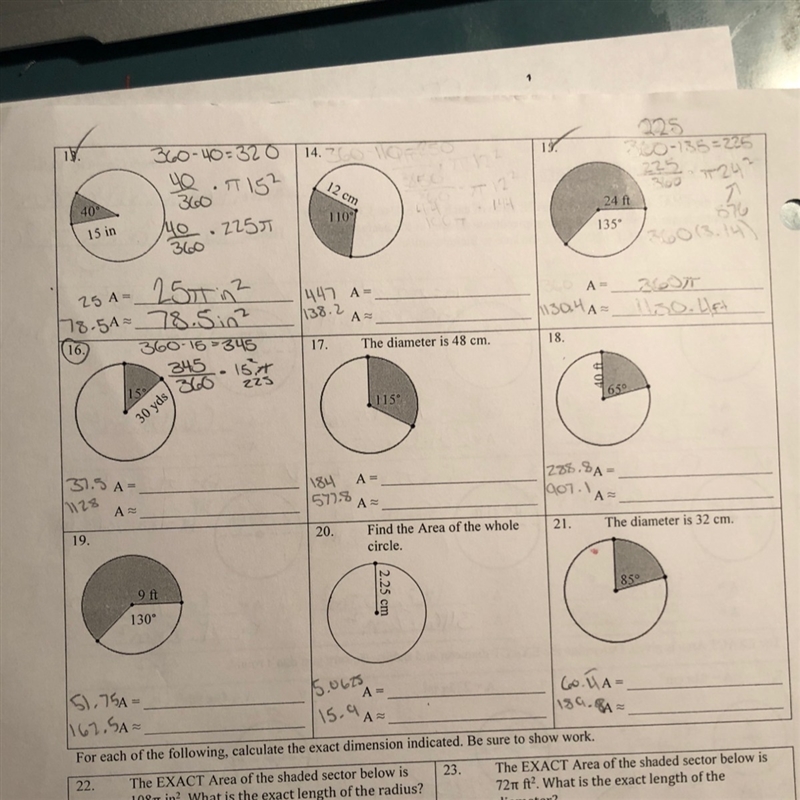 I need help on #16 and #14, when I did question 15 it was fine but I keep running-example-1