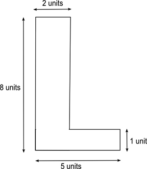 (05.03 MC)What is the area, in square units, of the polygon shown here? 40 POINTS-example-1