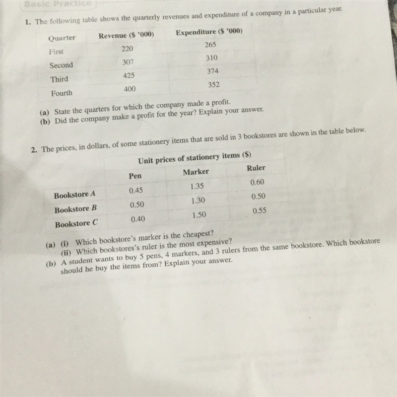 ASAP help!!!!! with these 2 questions please i need the answer plz make it clear to-example-1