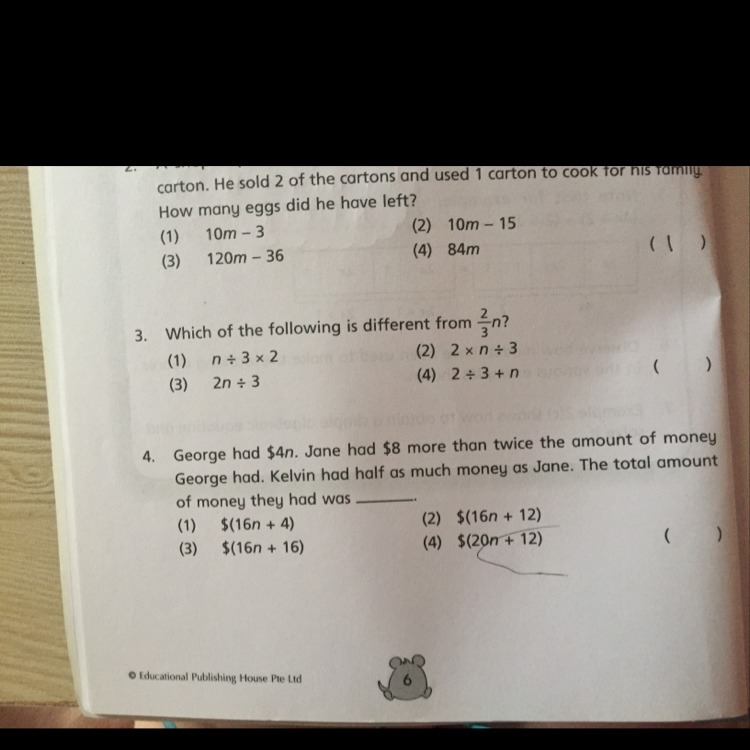 I need help with Qn 3 & 4-example-1