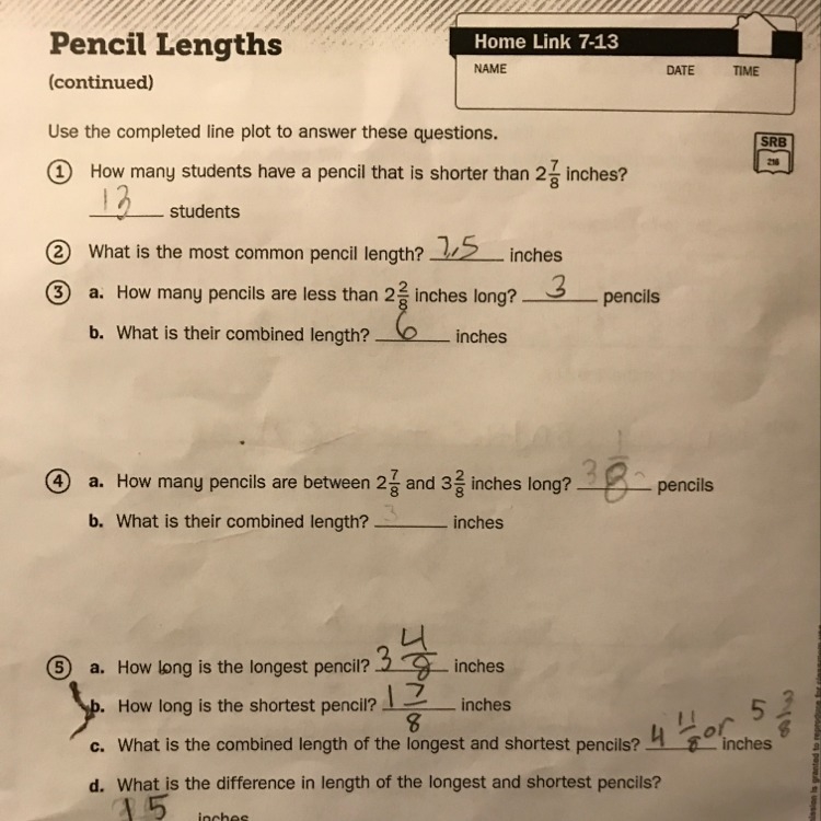 What is the answer for #4 and 4a-example-1