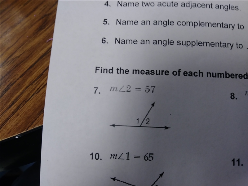 Find the measure of each numbered angle-example-1