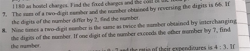 Can anyone help me with the 7th and 8th question which I have taken a bad photo of-example-1