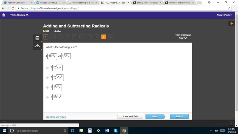 HELP!! Adding and subtracting radicals-example-3