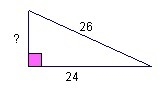 1.) The length of the missing side is? 2.) What is the length of the missing side-example-2