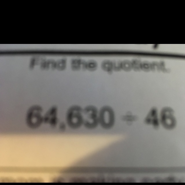 What is the quotient of 64,630÷46-example-1