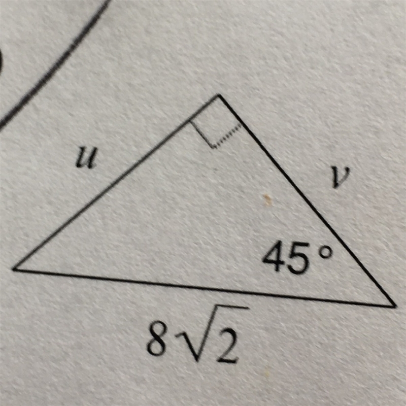 Find the missing side lengths. Leave your answers as radicals in simplest form.-example-1