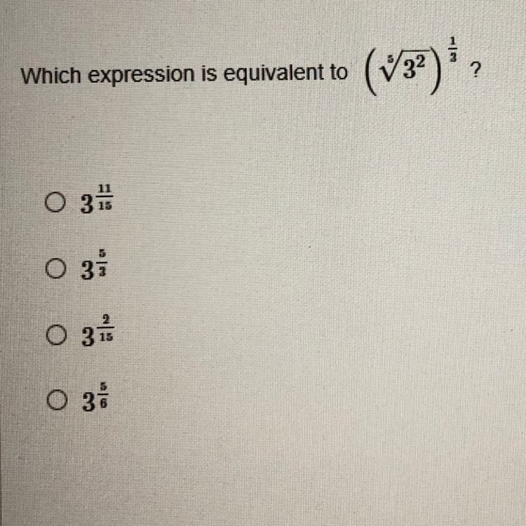 Which expression is equivalent to-example-1