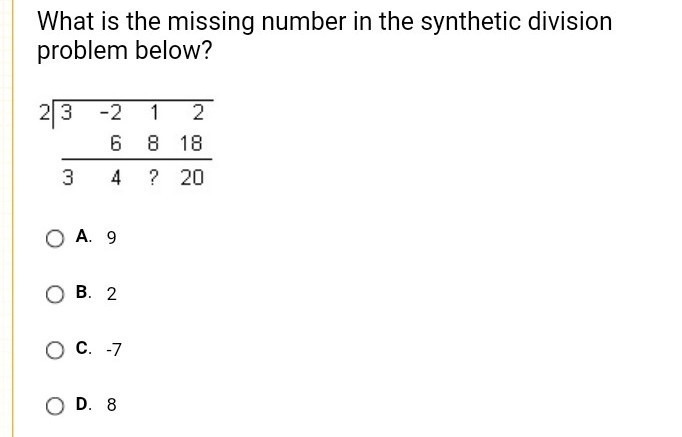 What is the missing number-example-1