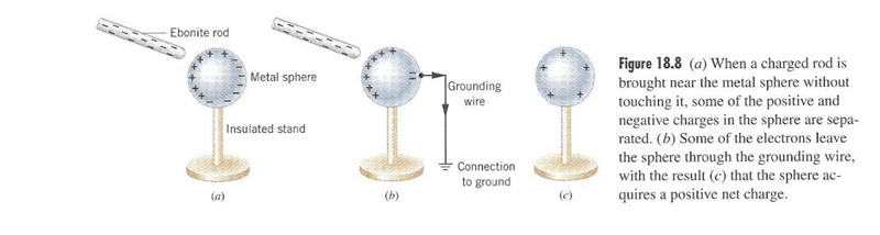 In Figure 18.8 the grounding wire is removed first, followed by the rod, and the sphere-example-1