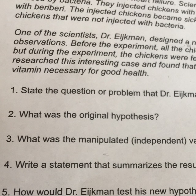 What was the manipulated (independent) variable and the responding (dependent) variable-example-1