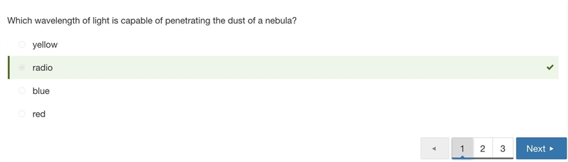 Which wavelength of light is capable of penetrating the dust of a nebula?-example-1