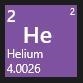 According to the periodic table, the average atomic mass of helium is A) 2 amu. B-example-1