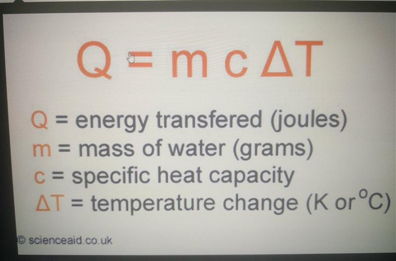 If a 375 mL sample of water was cooled from 37.5 C to 0 C how much heat wad lost in-example-1