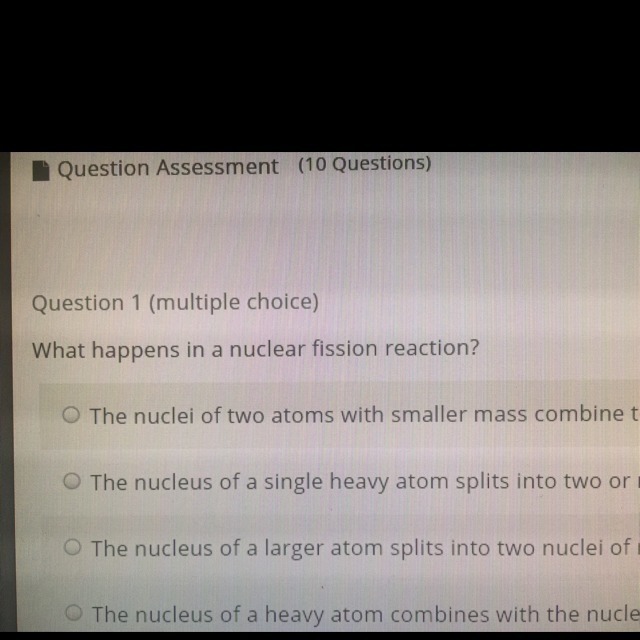 What happens In a nuclear fission reaction-example-1