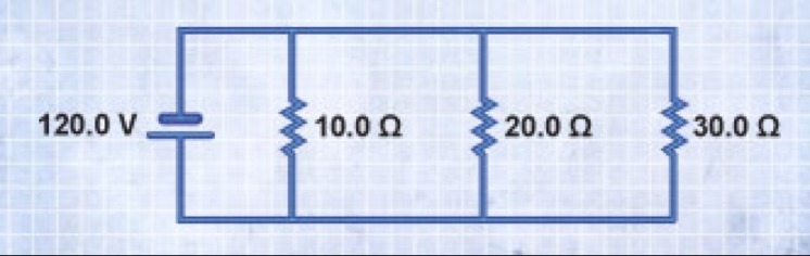 What is the current in the 20.0 resistor? A. 6.00 A B. 20.0 A C. 2.00 A D. 22.0 A-example-1