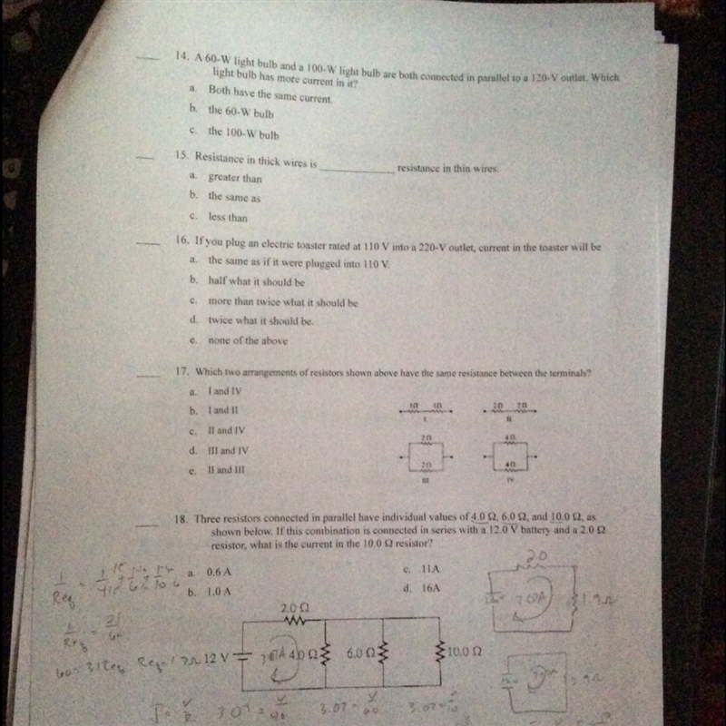 Can I get answers 14 through 18 please? Plz show work number 18!!!-example-1