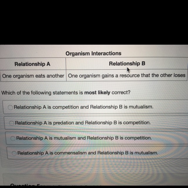 Brent made the table shown to discribe two different relationships between animals-example-1