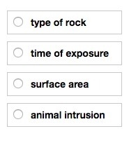 Which factor does not affect soil formation?-example-1