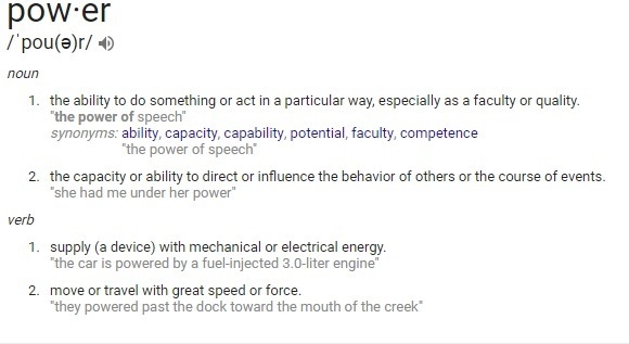 Define power and discuss how to determine it.-example-1