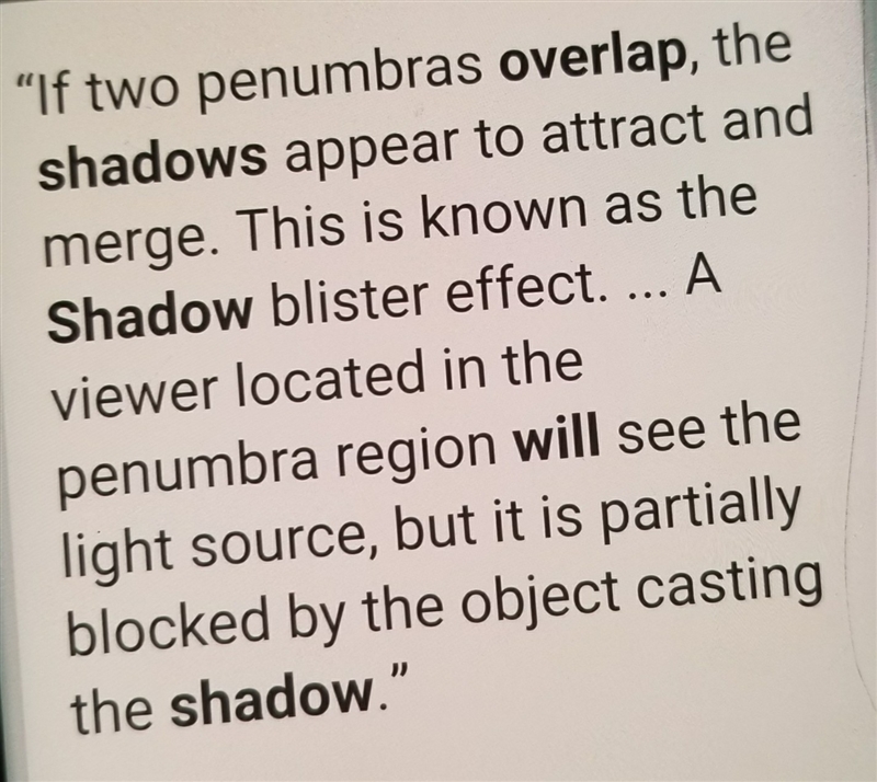 Does a shadow have a shadow a shadow is formed when their is an object and the sun-example-1