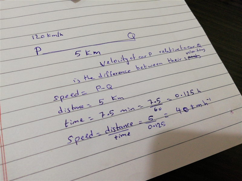 How to solve this question? The answer for A is 40kmh-1-example-1