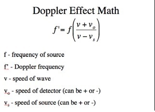 A moving object that makes a sound will sound differently if the object is moving-example-1