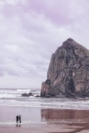 How was haystack rock created?-example-1