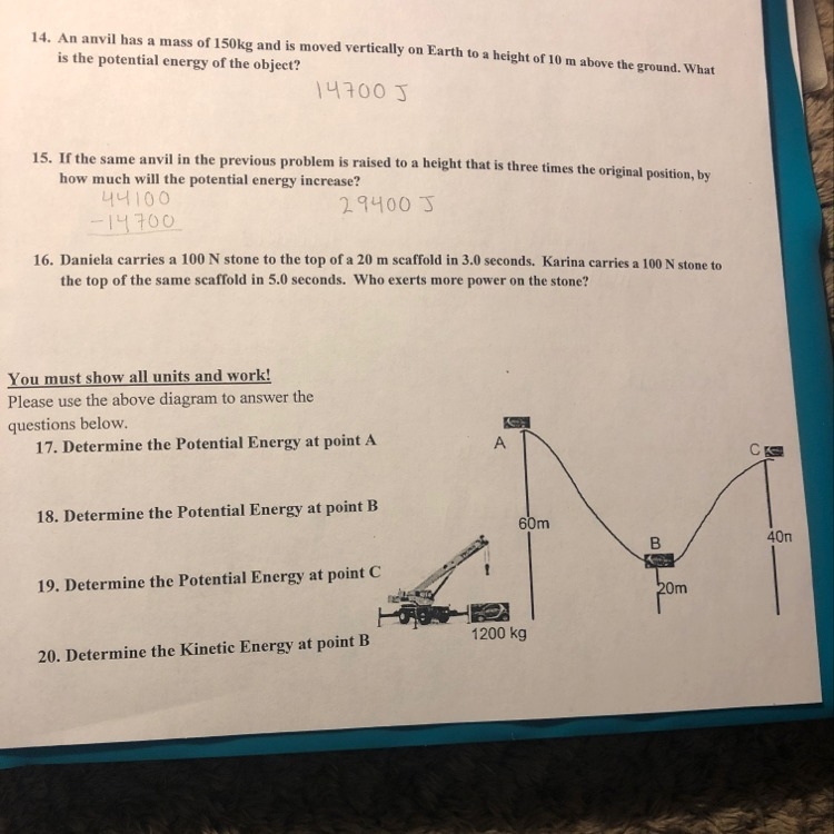 If someone could explain how to do #17-20. I have a quiz tomorrow about this Thank-example-1