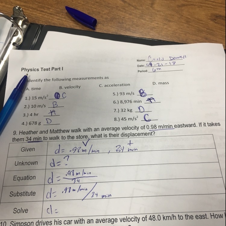 What is the displacement-example-1