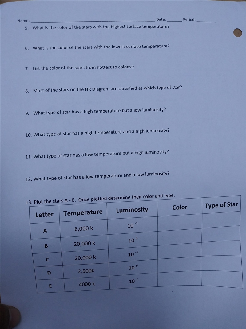 I need help with my earth systems homework-example-1