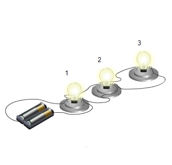 What type of circuit is illustrated? A.parallel circuit B.open circuit C.series circuit-example-1