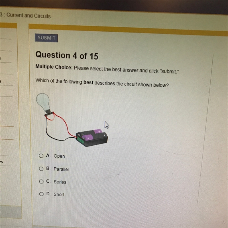 Which of the following best describes the circuit shown below?-example-1