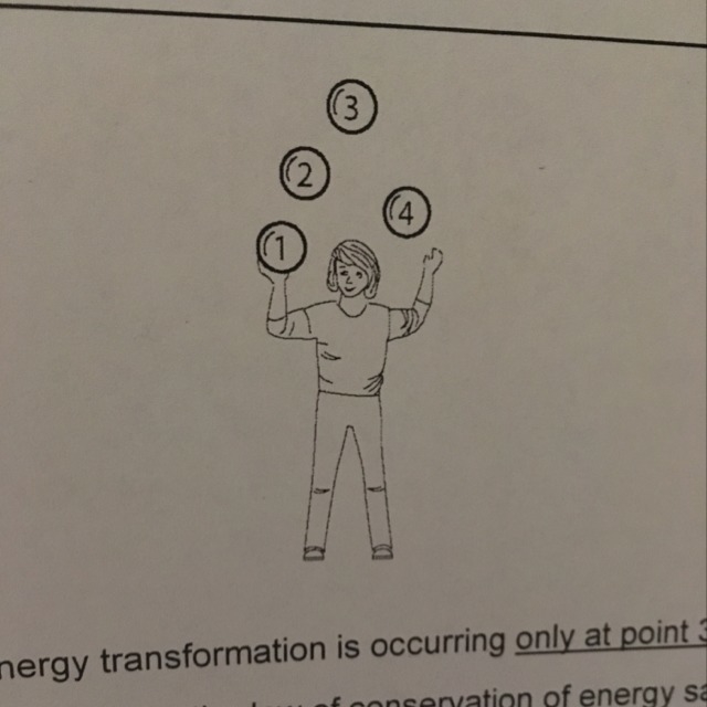 Is energy transformation only occurring at only point 3?-example-1