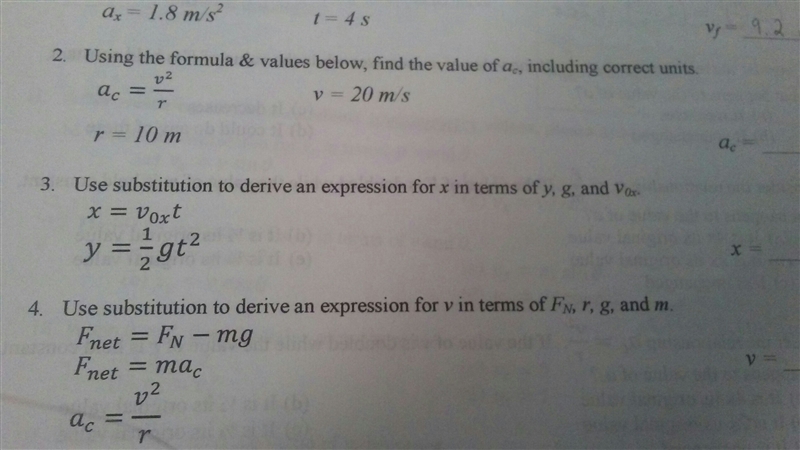 I did questions 2 and 3 but I don't know if they are right. Someone help!-example-1