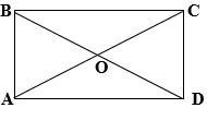 In the figure to the right, ABCD is rectangle. Find the area of △ABC, if the area-example-1